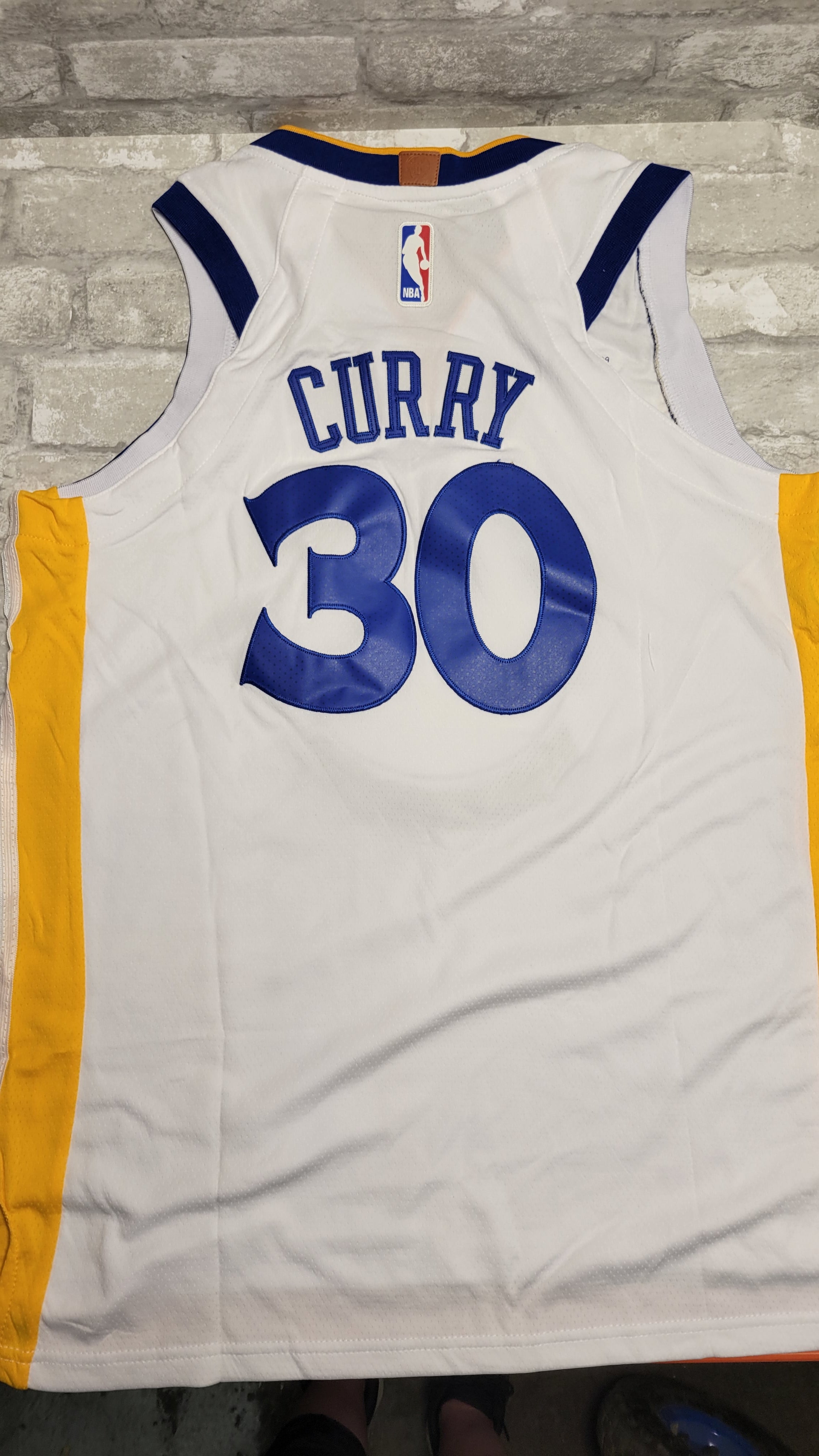 STEPH CURRY Nike NBA JERSEY Golden State WARRIORS Rakuten, Youth XL (8066507899118)